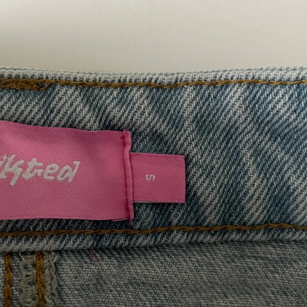 Edikted Mini Skirt Micro Jean Skirt